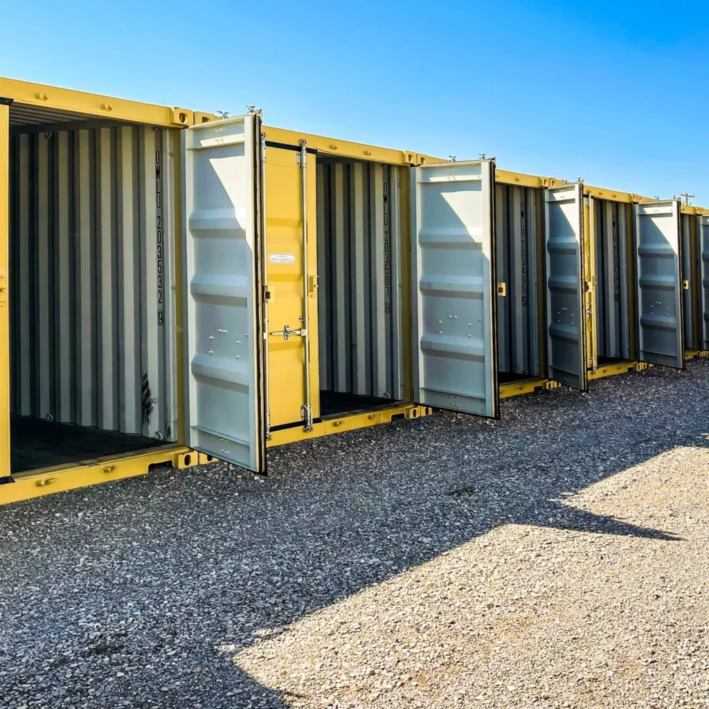 large storage shipping containers