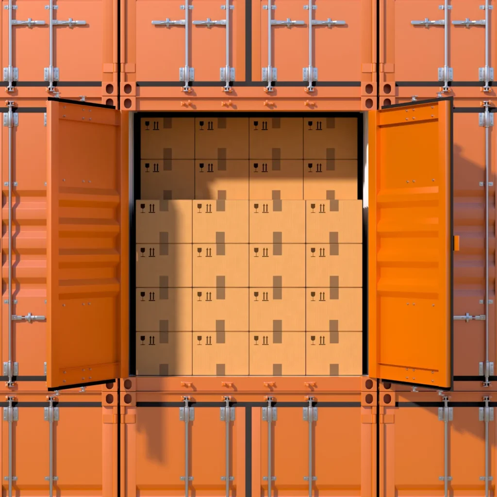 shipping container storage units